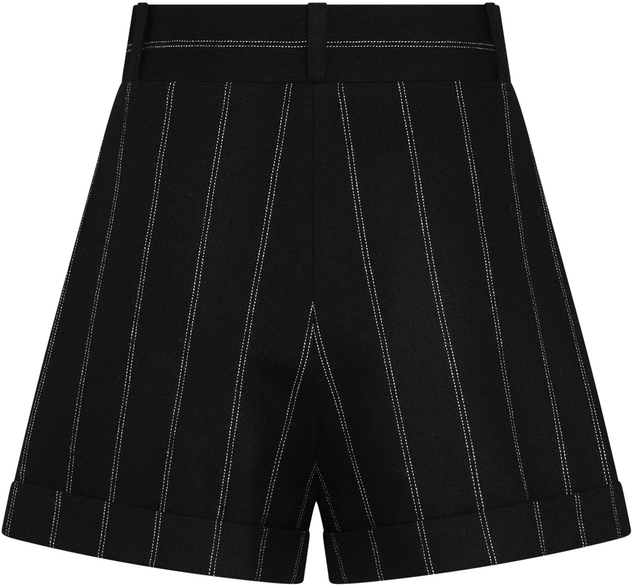 The Mannei Wool shorts Zwart