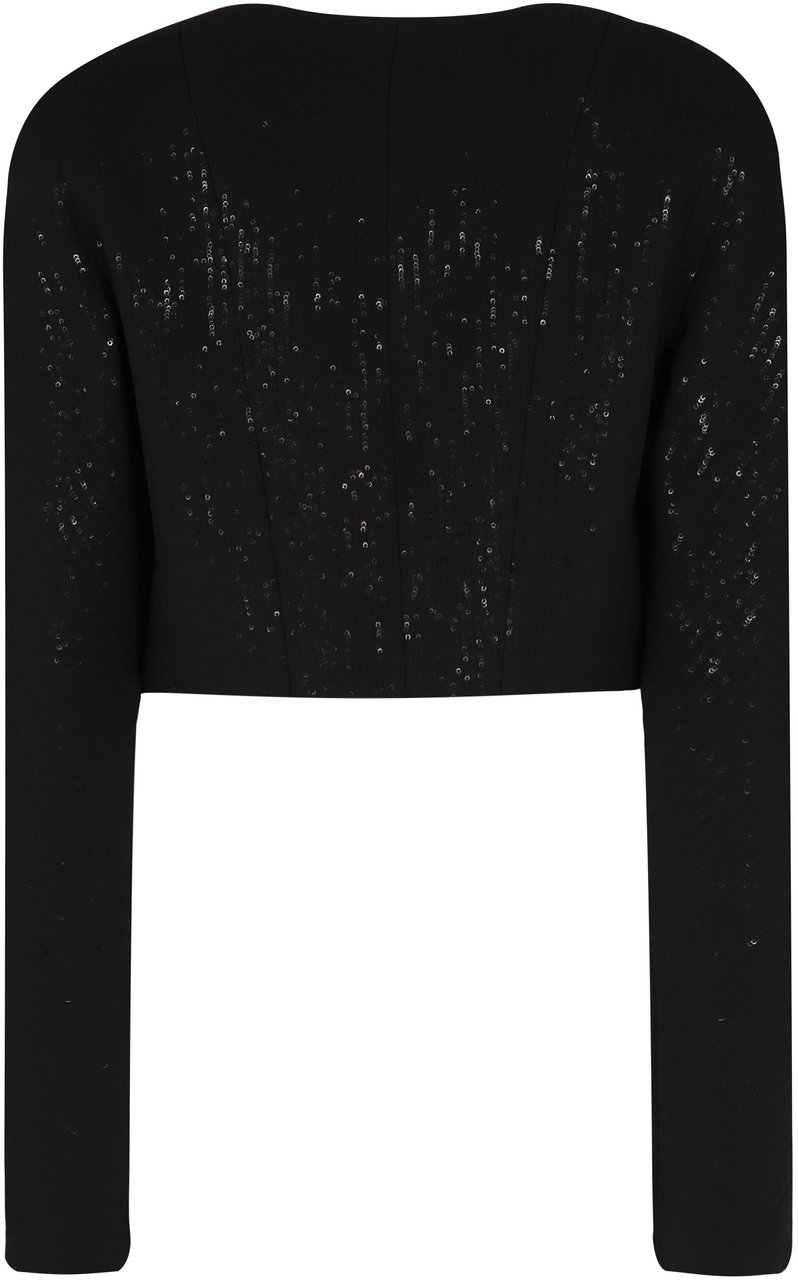 The Mannei Terras silk jacket Zwart