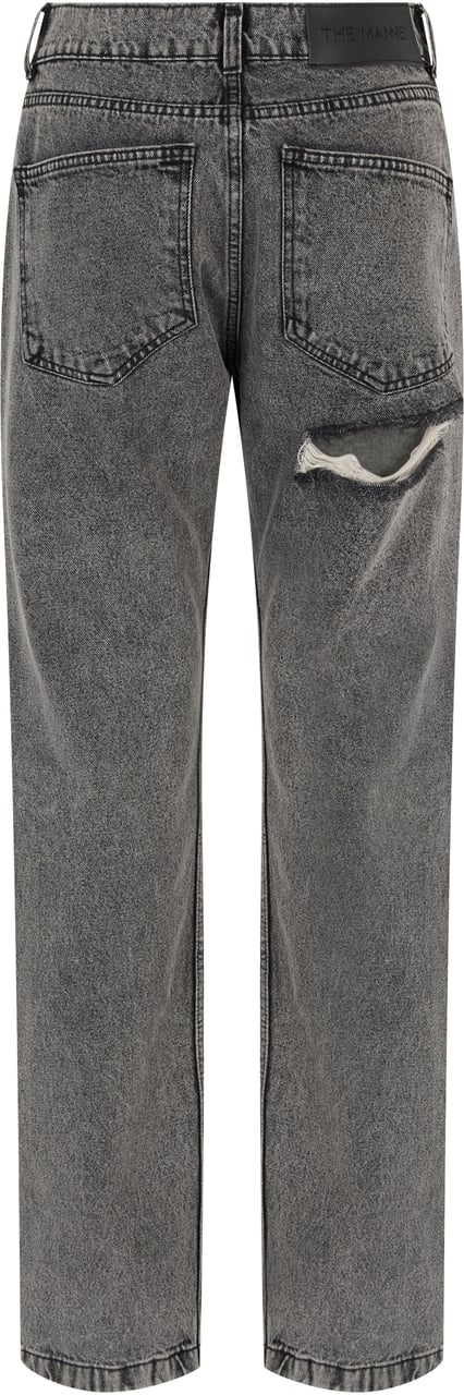 The Mannei Straight jeans in cotton Grijs