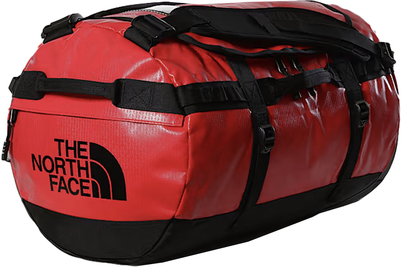 The North Face Borsone Base Camp Duffel Bag With Weather-Resistant Features Rood