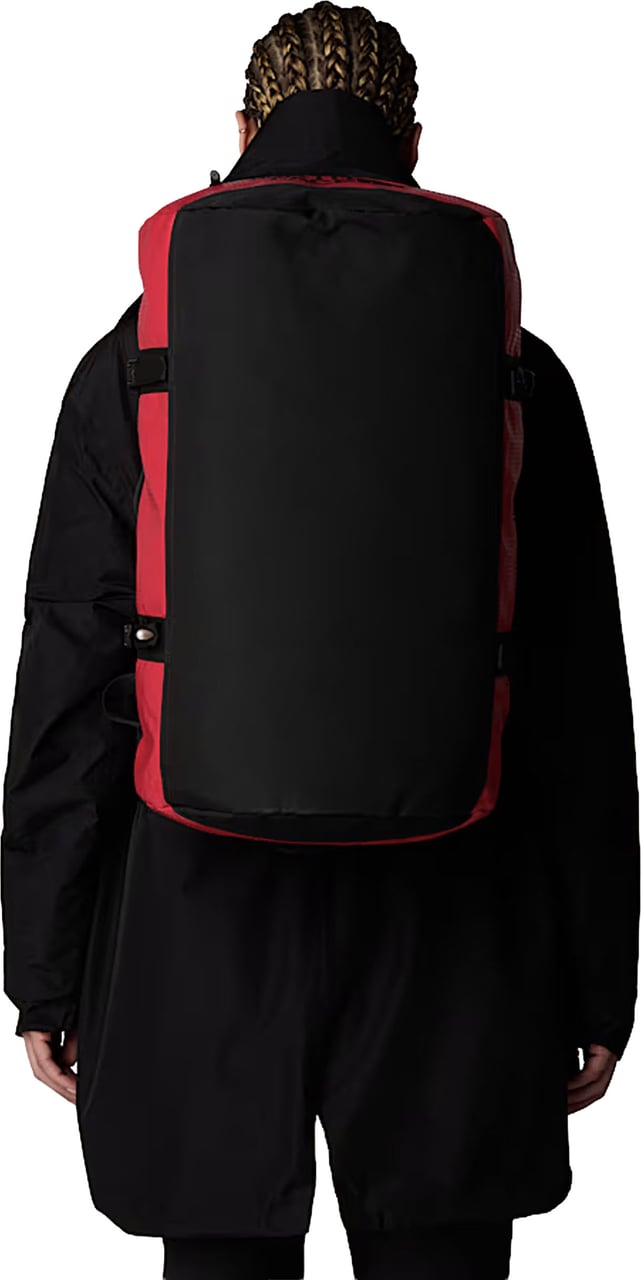 The North Face Borsone Base Camp Duffel Bag With Weather-Resistant Features Rood