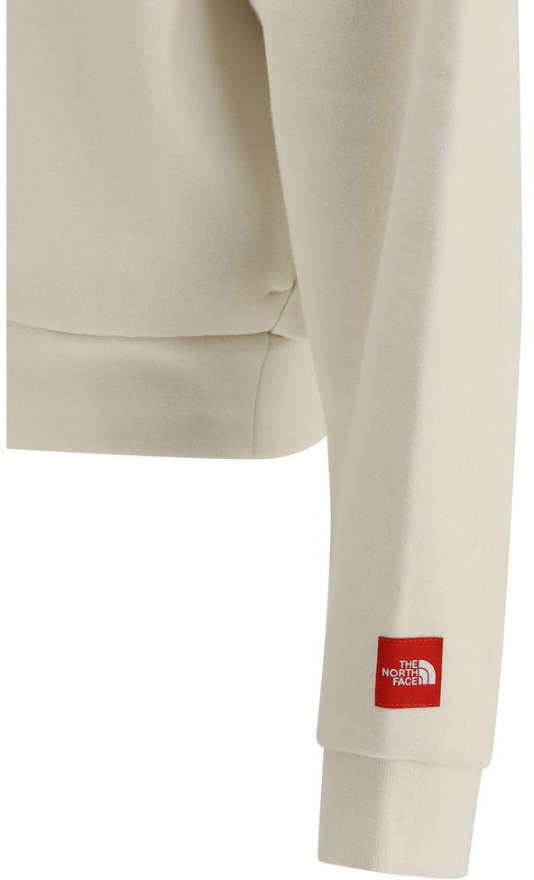 The North Face White Cotton Sweatshirt Wit