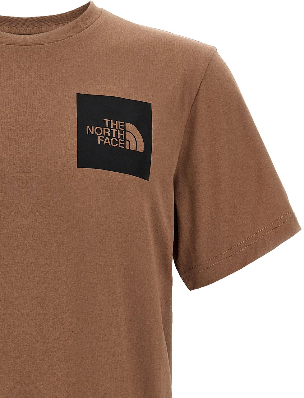 The North Face Brown Cotton T-Shirt Bruin
