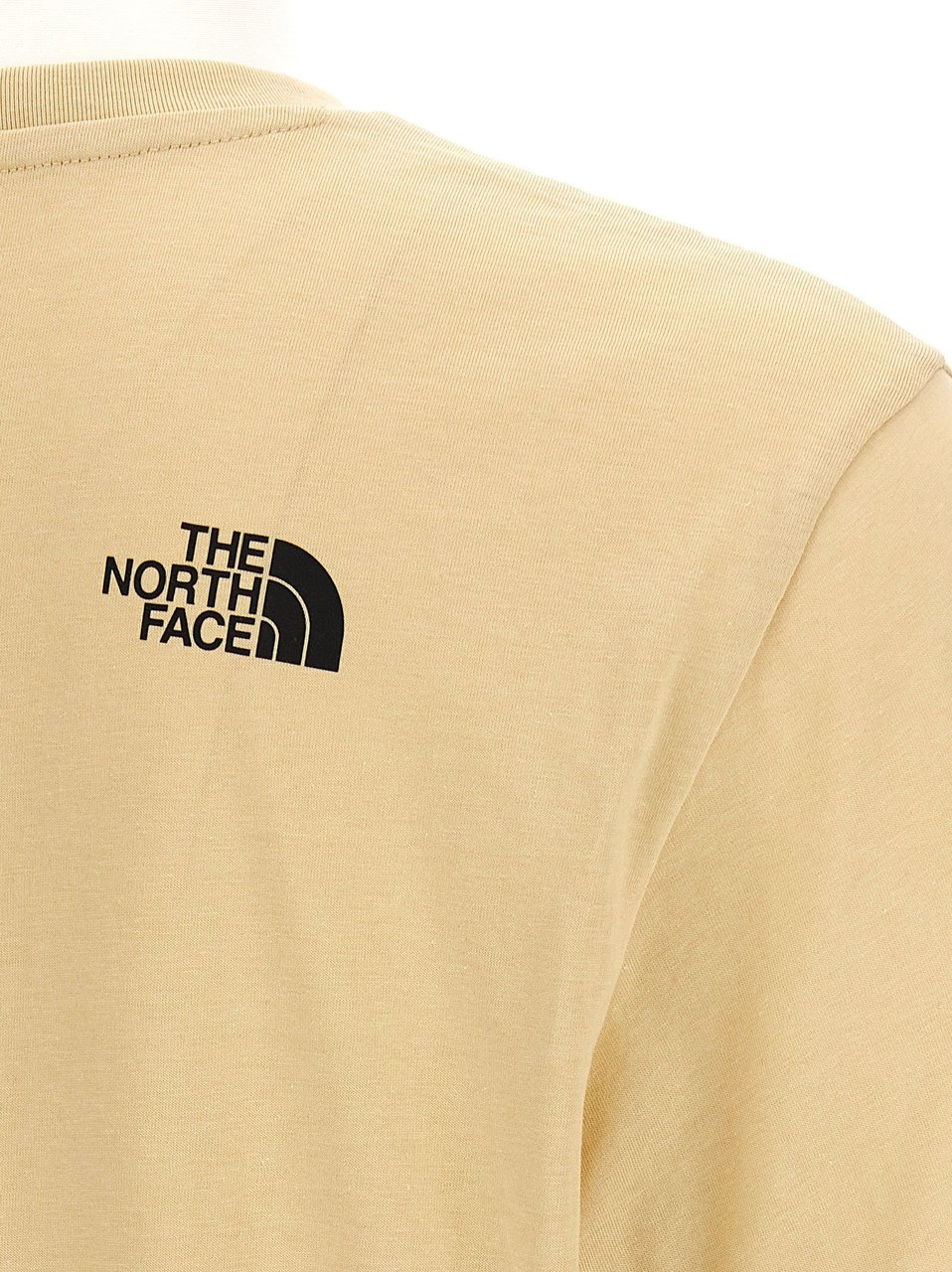 The North Face Beige Cotton T-Shirt Beige