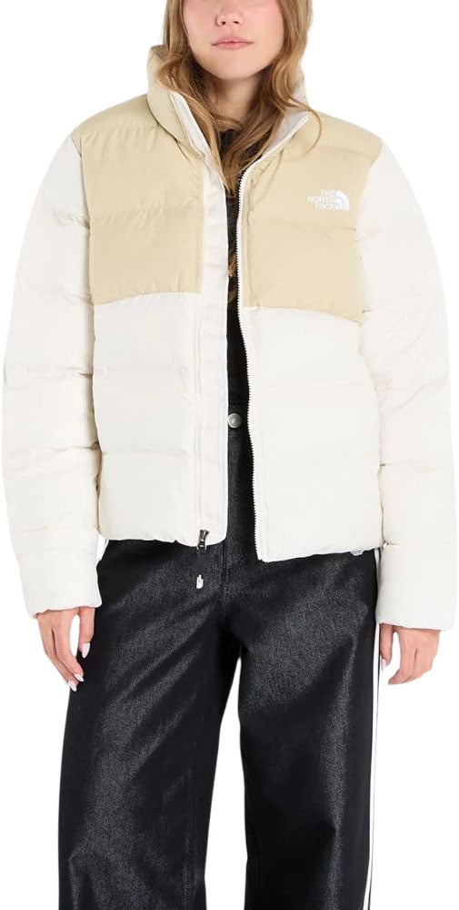 The North Face Cream Polyester Coat Beige