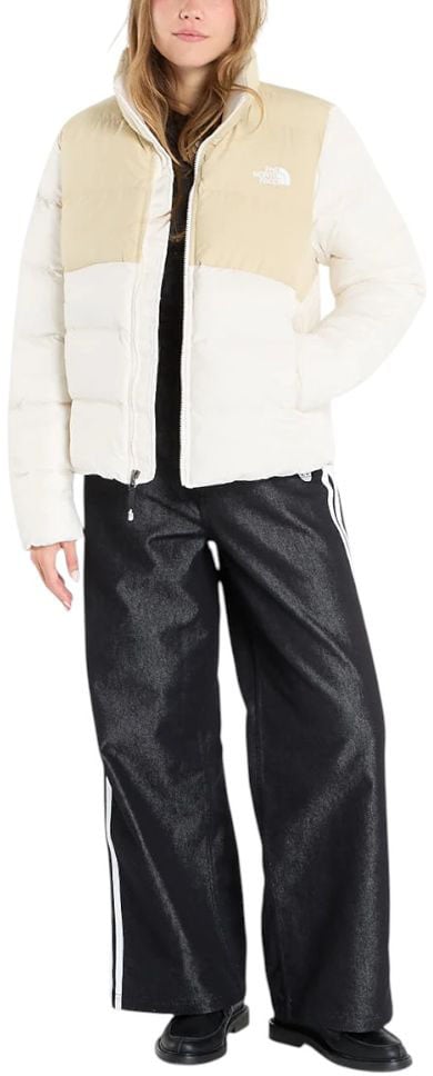 The North Face Cream Polyester Coat Beige