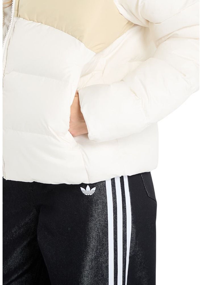 The North Face Cream Polyester Coat Beige