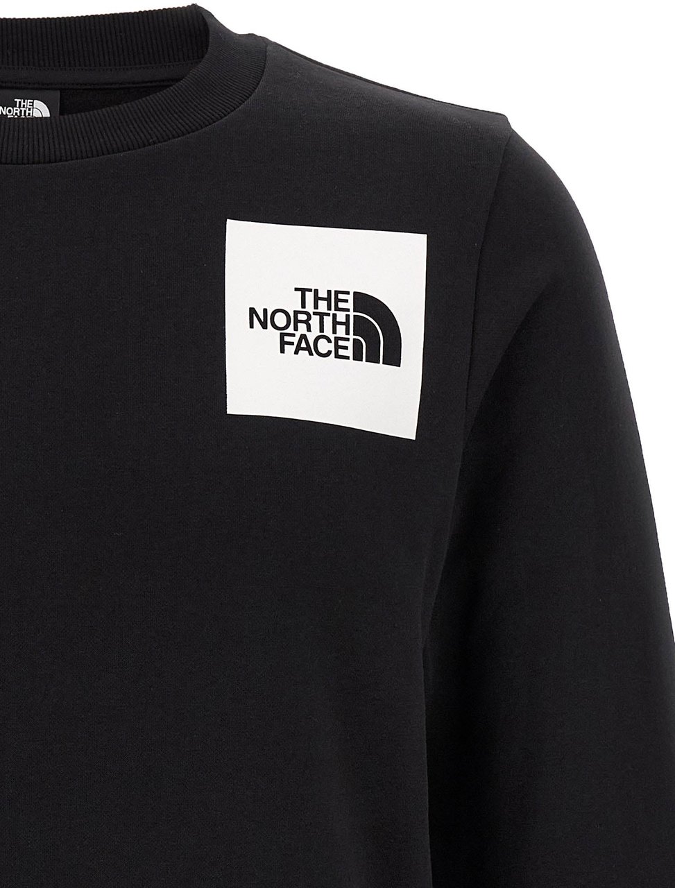 The North Face Bicolor Cotton Sweatshirt Zwart
