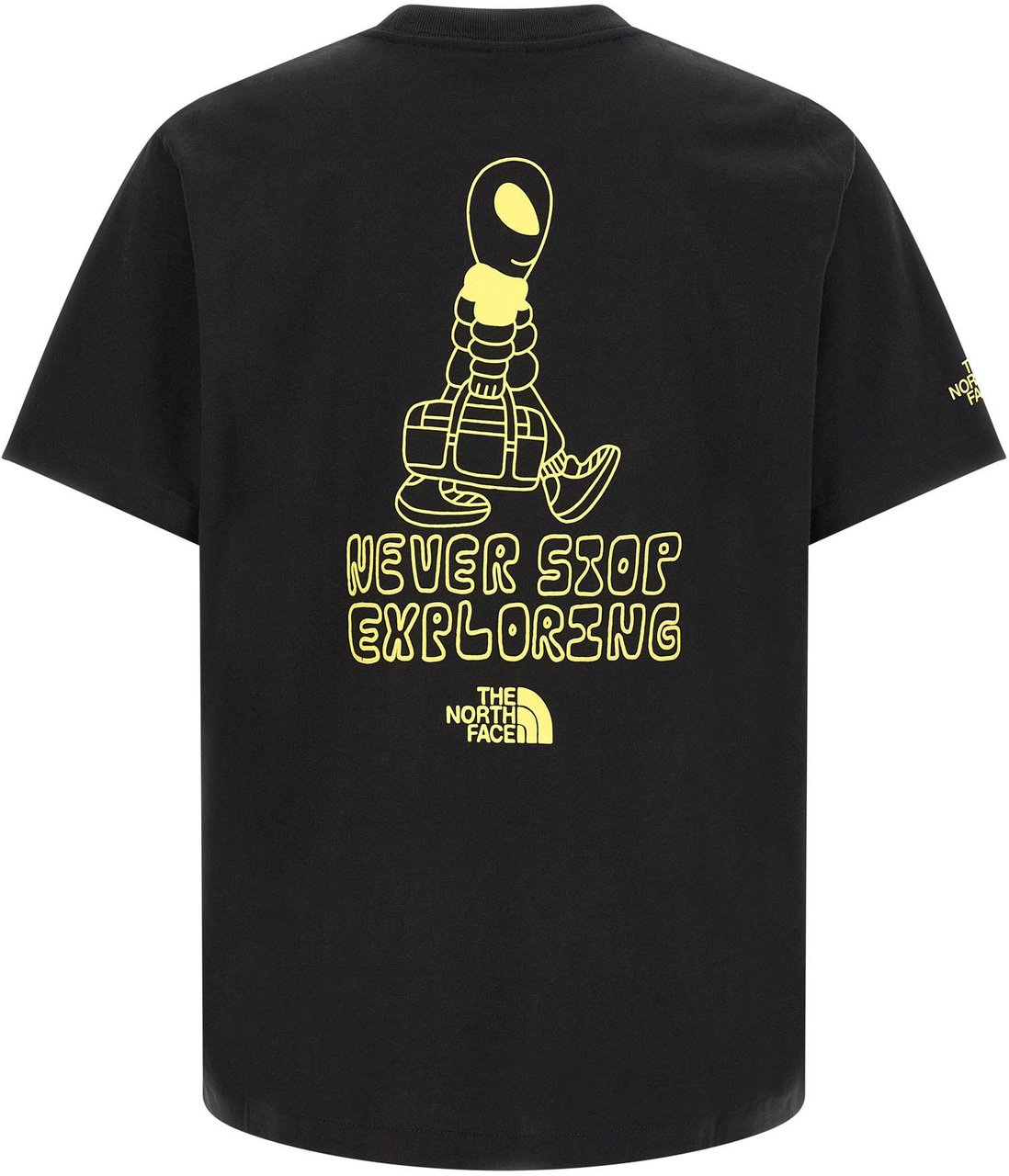 The North Face Black Cotton T-Shirt Groen