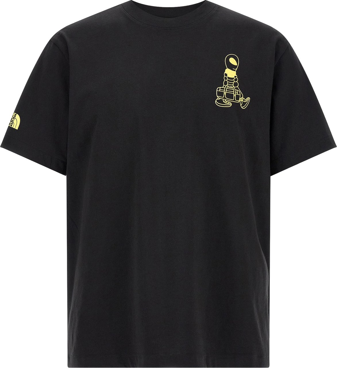 The North Face Black Cotton T-Shirt Groen