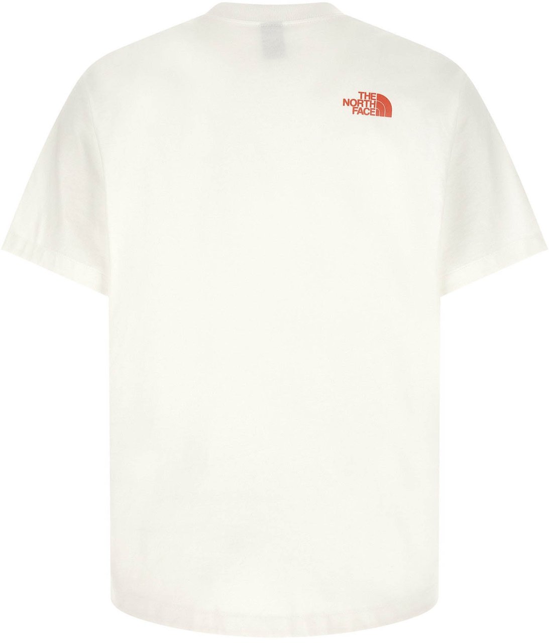 The North Face White Cotton T-Shirt Zwart