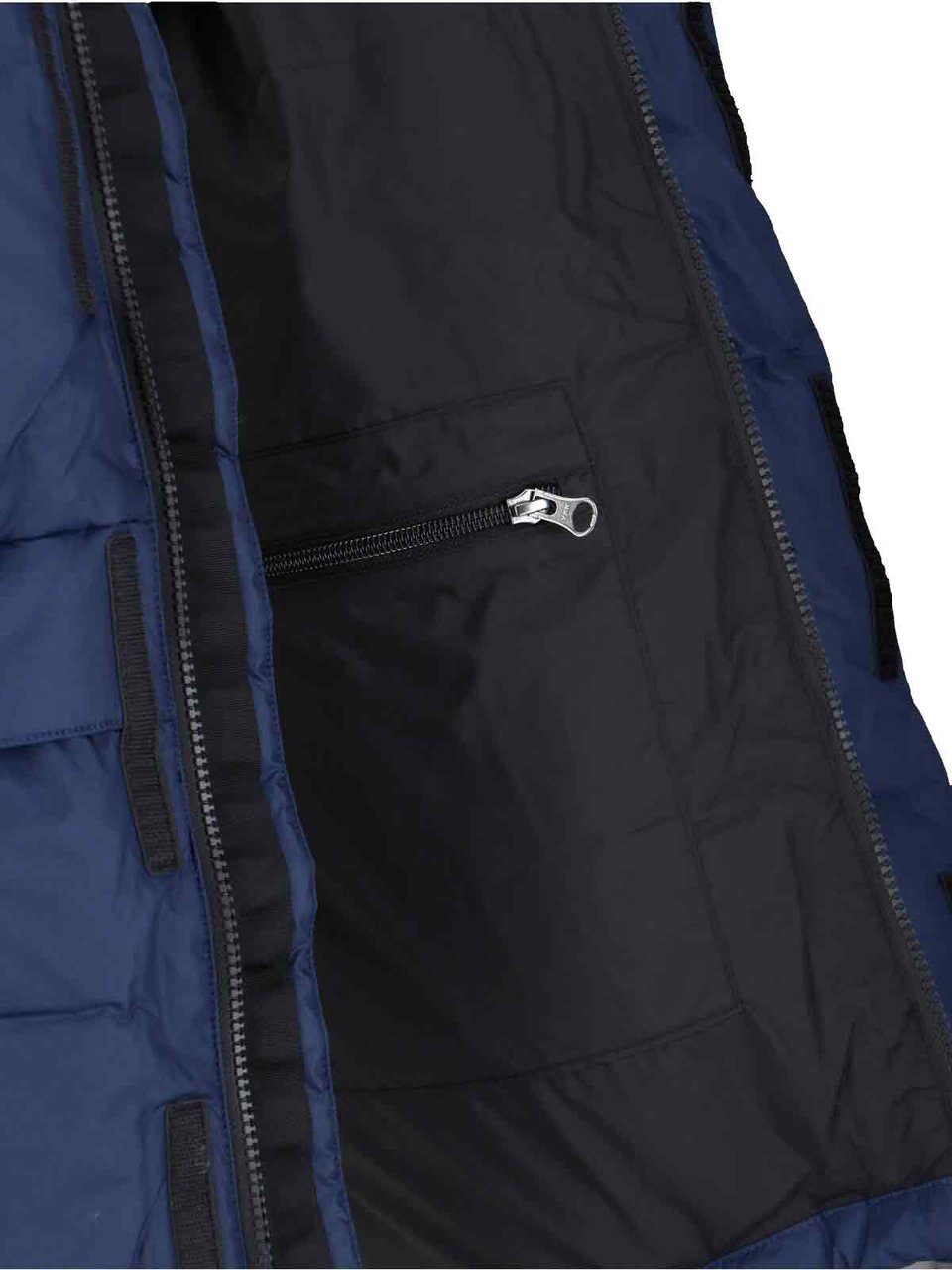 The North Face Mountain Jacket with High Collar Blauw