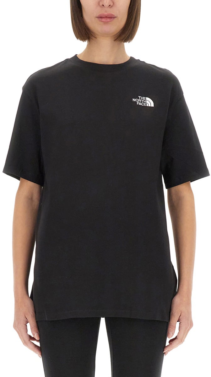 The North Face "SIMPLE DOME" OVERSIZED T-SHIRT Zwart