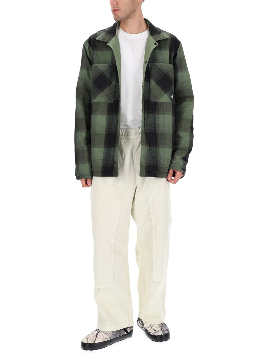 The North Face "AFTERBURNER" FLANNEL JACKET Groen