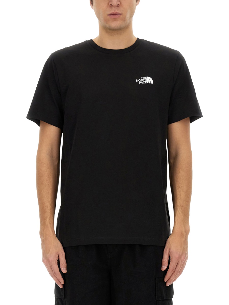 The North Face SIMPLE DOME LOGO T-SHIRT Zwart