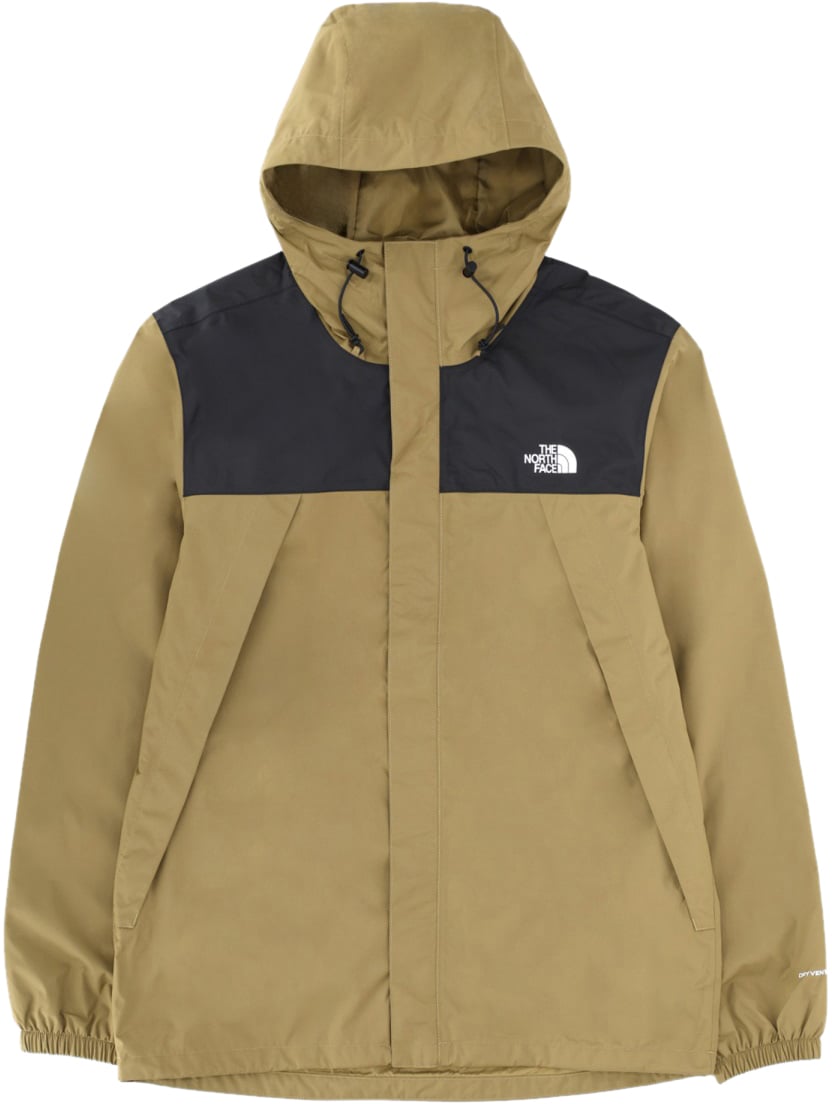 The North Face "ANTORA" JACKET WITH LOGO Beige