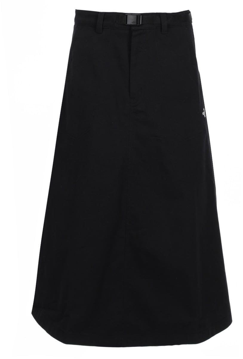 The North Face GONNA MIDI CON CINTURA Zwart