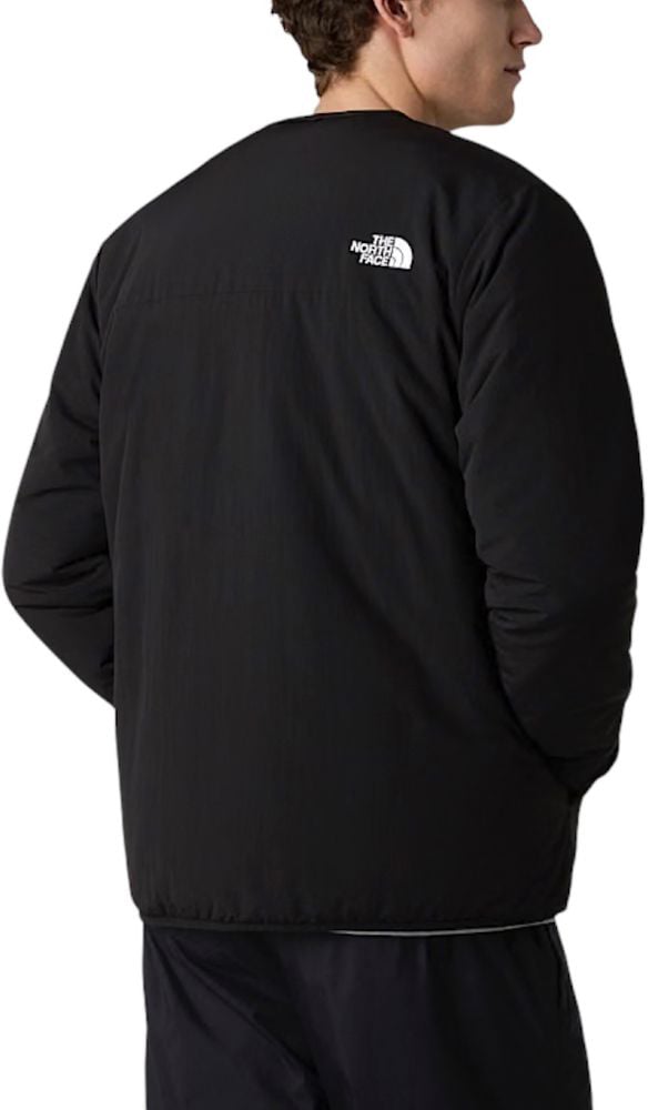 The North Face Black Nylon Coat Zwart
