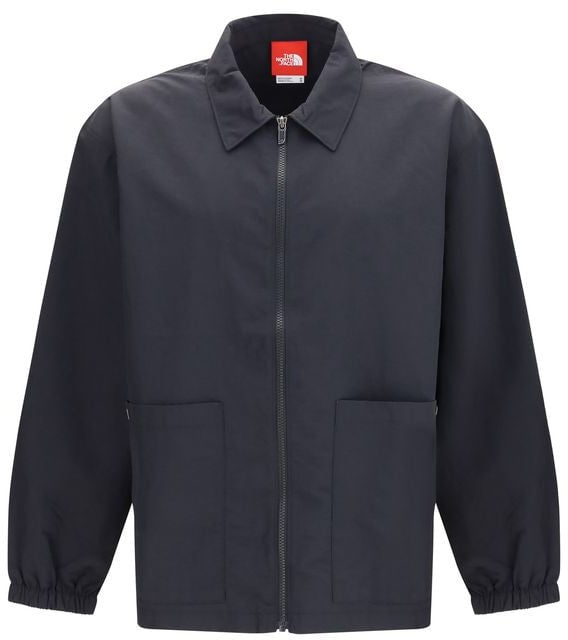 The North Face The North Face Black Nylon Shell Jacket Zwart