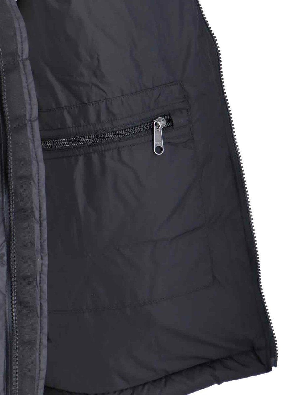 The North Face Retro Nuptse 1996 Black Hooded Quilted Down Jacket Zwart