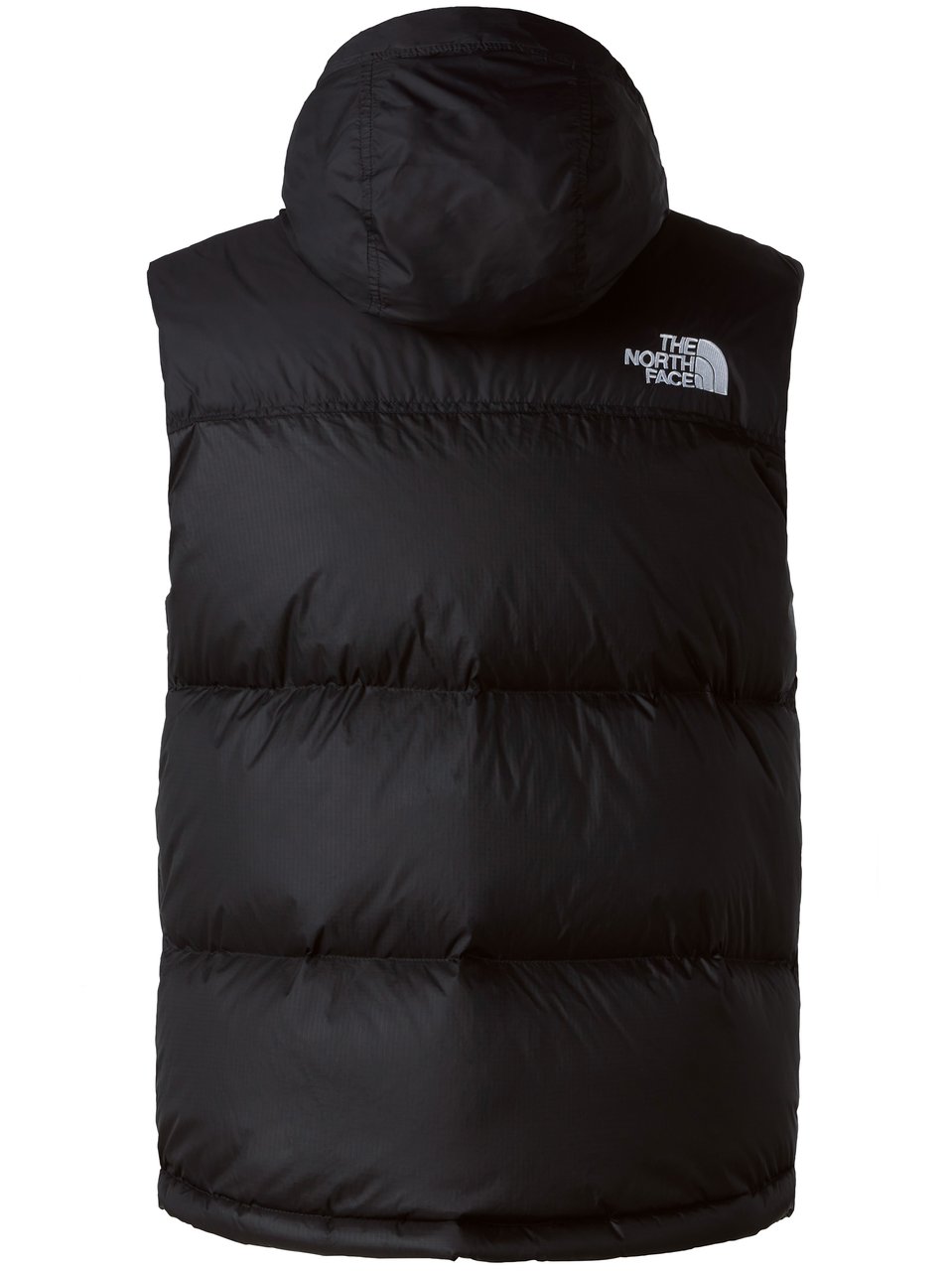 The North Face Black Retro Nuptse Sleeveless Puffer Vest Zwart