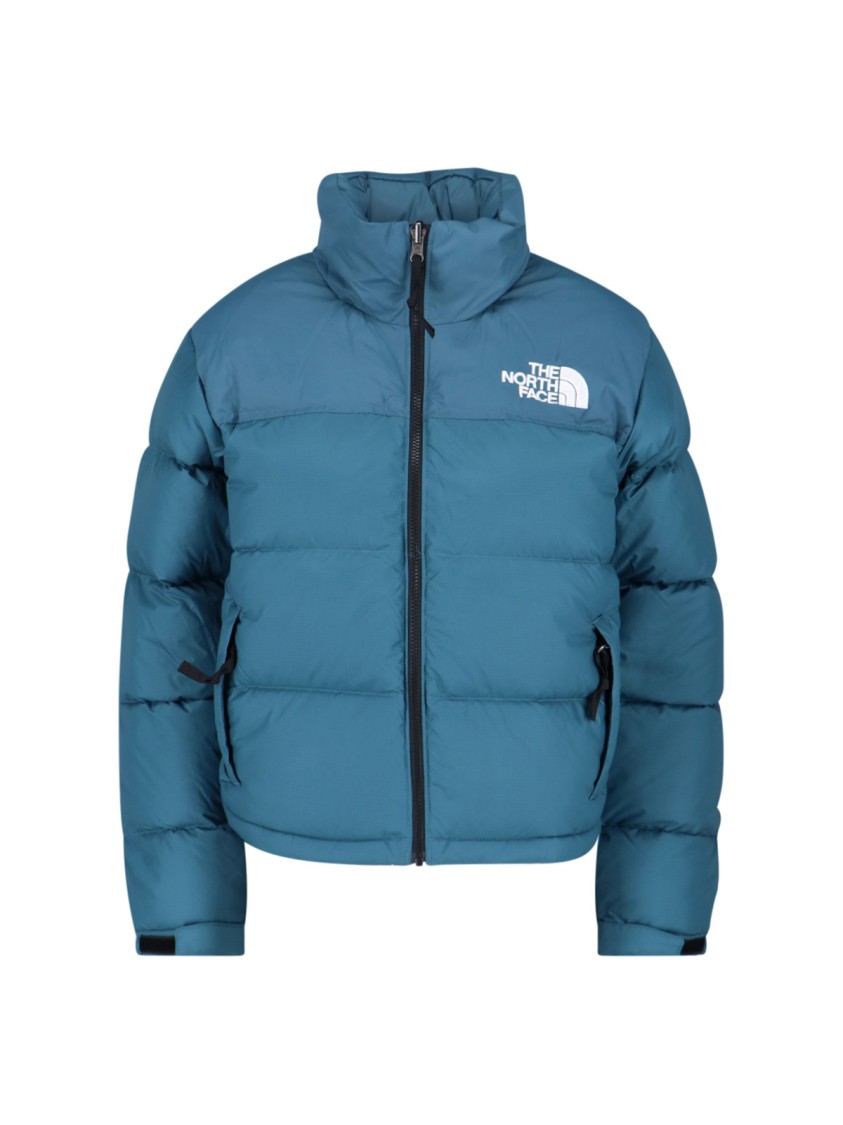 The North Face Fitted Utility Jacket With Front Zipper And Multiple Pockets Blauw