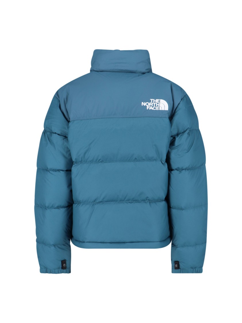 The North Face Fitted Utility Jacket With Front Zipper And Multiple Pockets Blauw