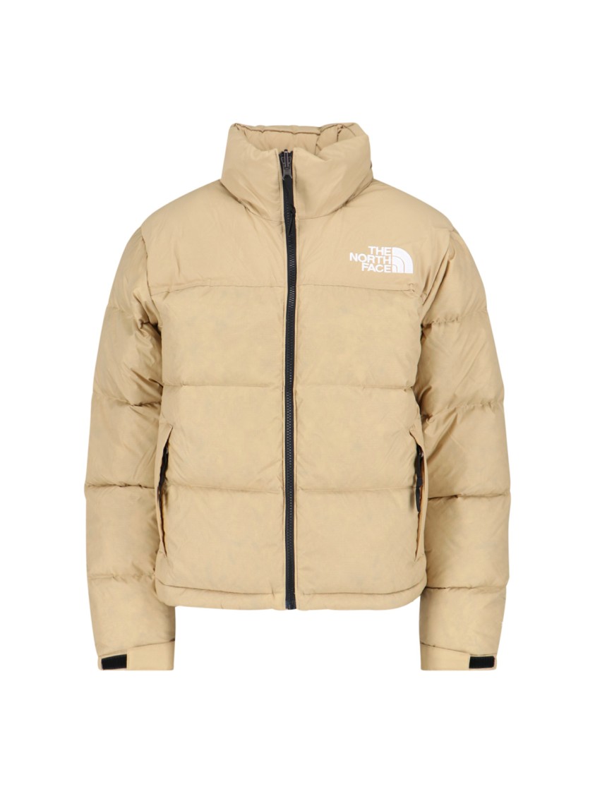 The North Face Structured Beige Jacket With Minimalist Design Neutraal