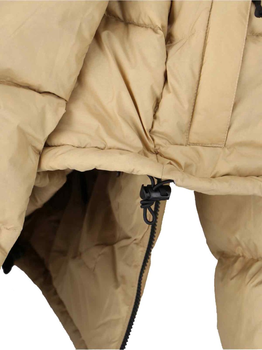 The North Face Structured Beige Jacket With Minimalist Design Neutraal