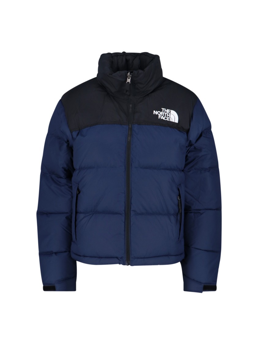 The North Face Fitted Women's Jacket With High Collar And Zipper Closure Blauw