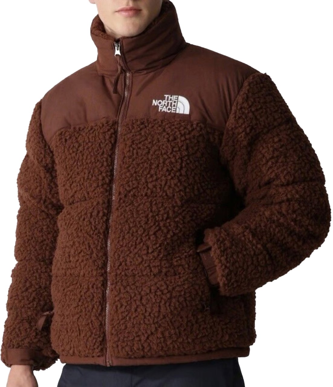 The North Face High Pile Nuptse Down Jacket Bruin