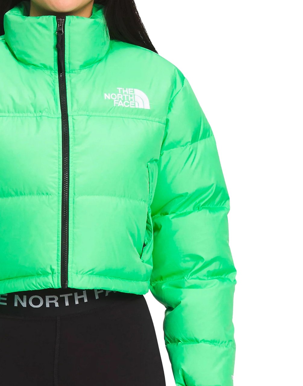The North Face Nuptse Short Down Jacket Groen
