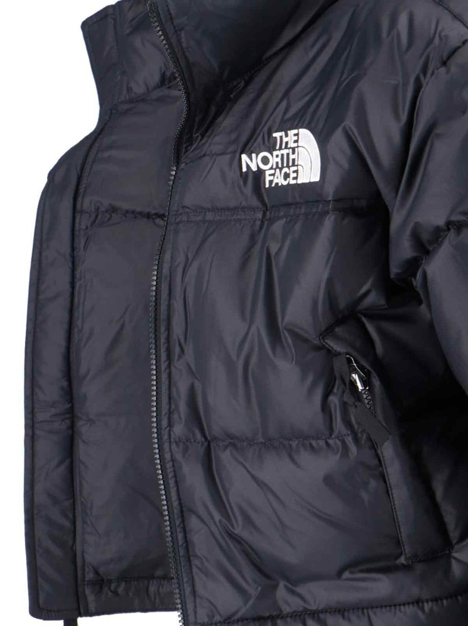 The North Face Puffer Short Down Jacket Zwart