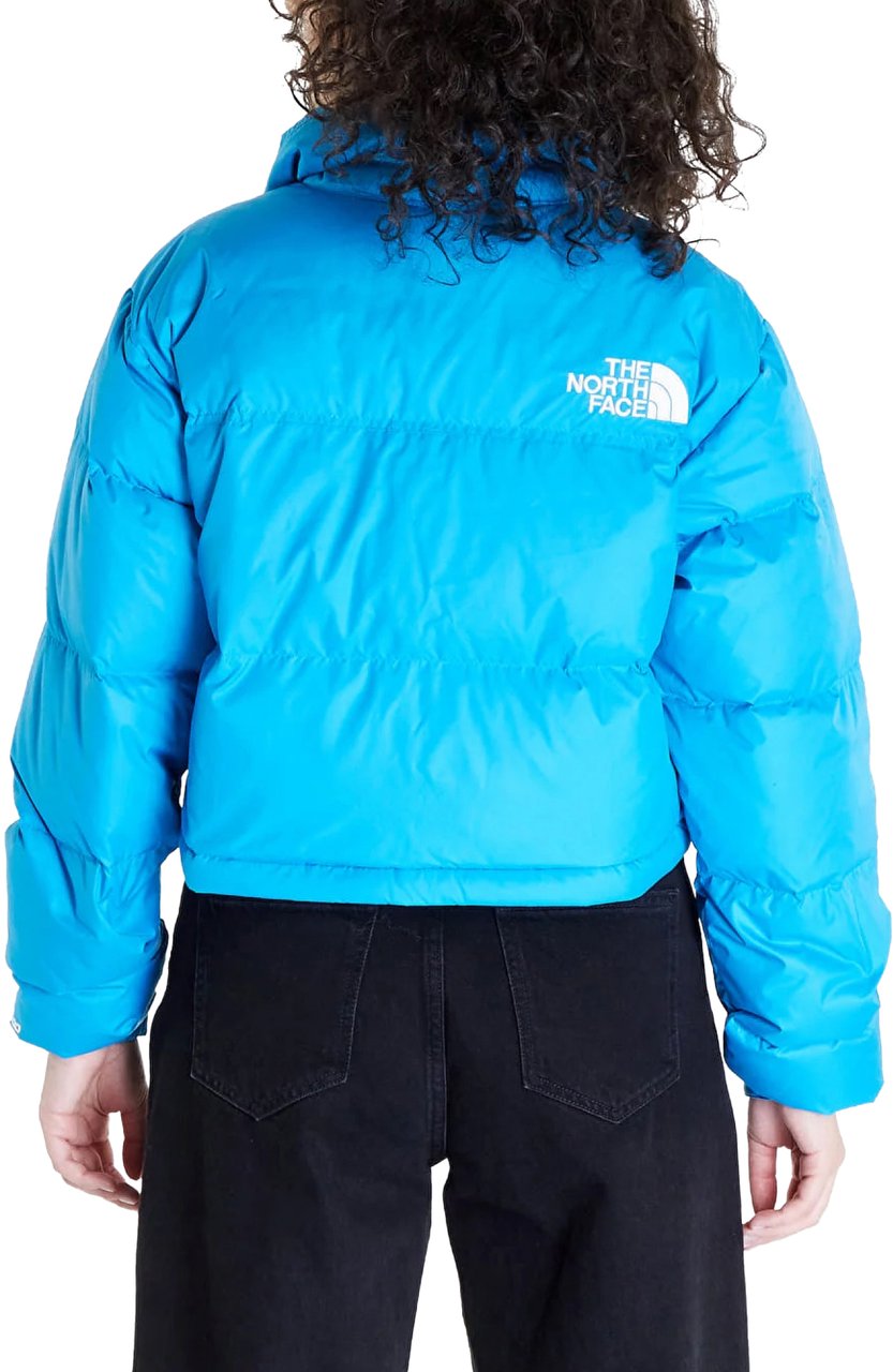 The North Face Nuptse Short Down Jacket Blauw