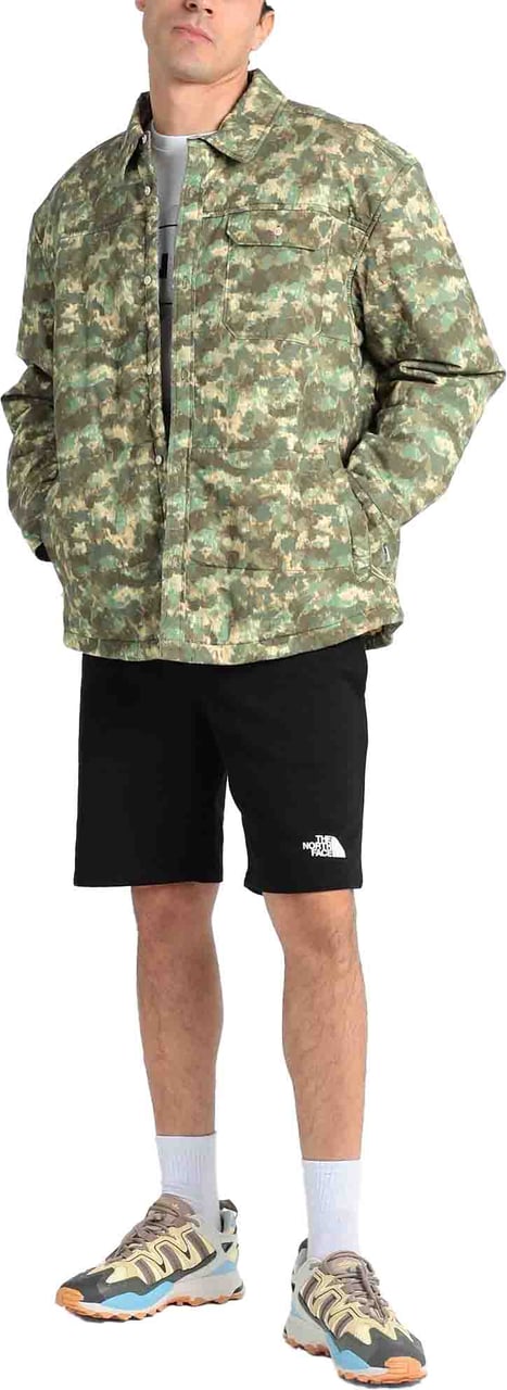 The North Face M66 Camo Stuffed Shirt Jacket Groen