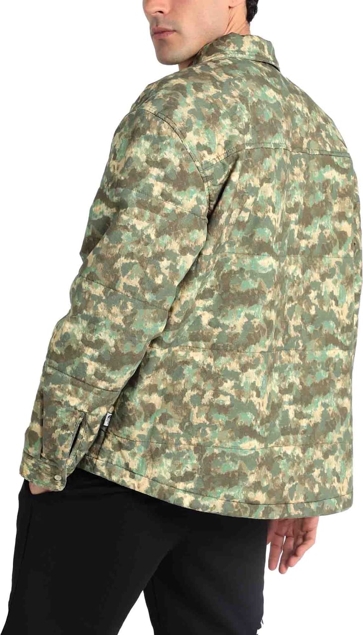 The North Face M66 Camo Stuffed Shirt Jacket Groen