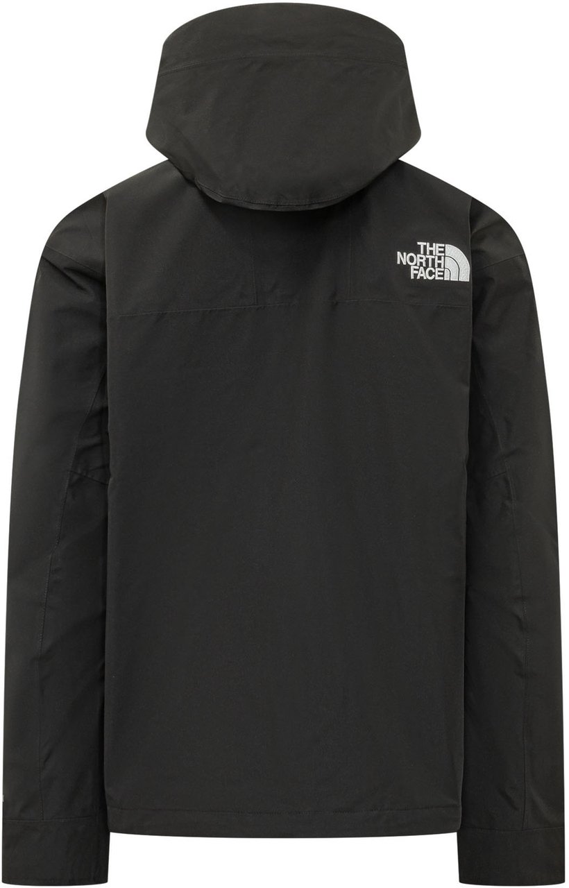 The North Face Giacca con Cappuccio e Chiusura a Bottoni Zwart