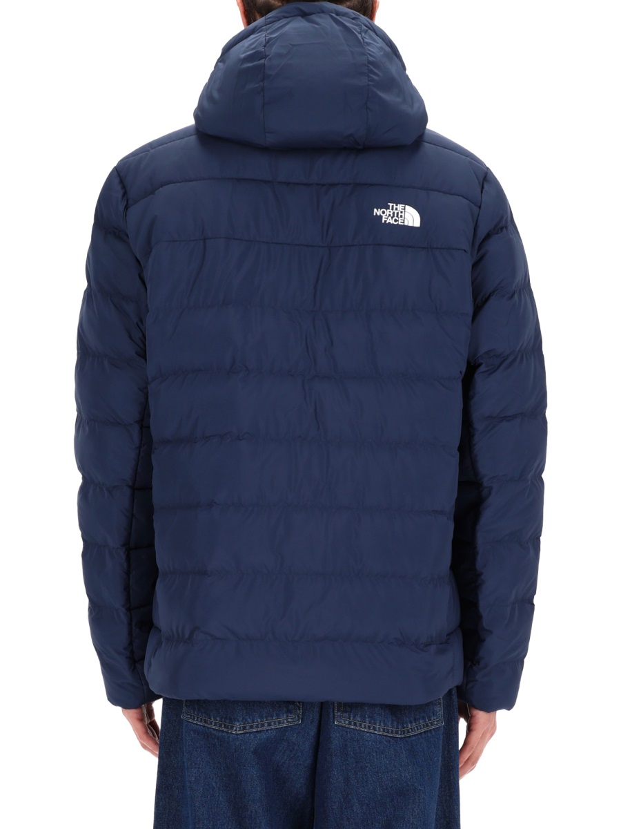 The North Face Quilted Padded Logo Jacket Zwart