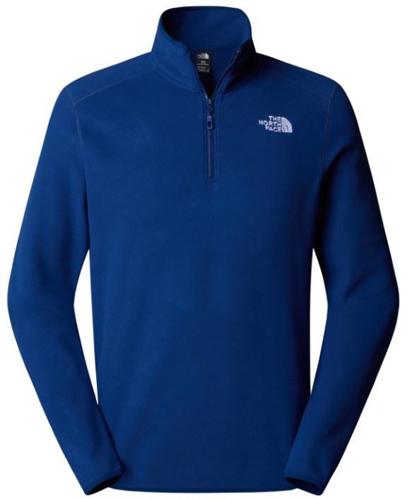 The North Face 100 Glacier 1/4 Zip Blauw