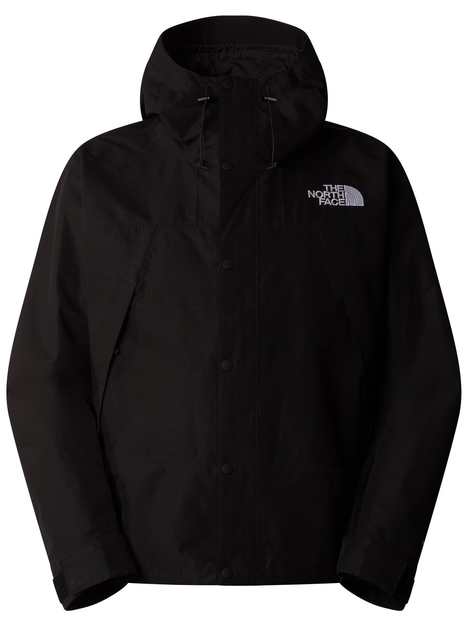 The North Face Black Dryvent Monojacket Hooded Sport Jacket Zwart