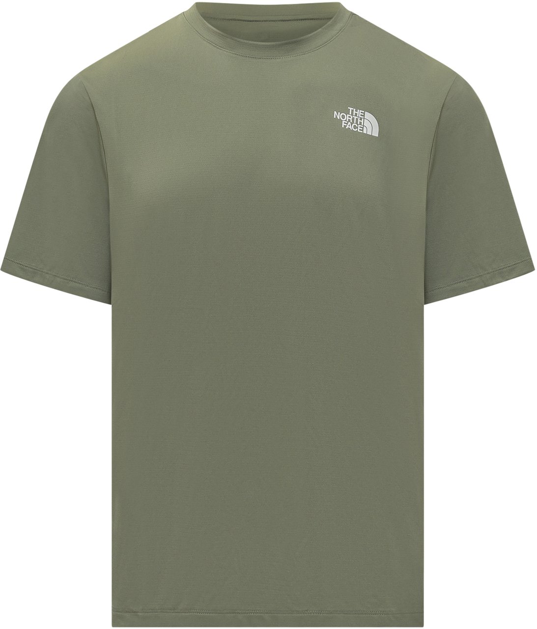 The North Face T-shirt in Cotone con Logo The North Face Groen