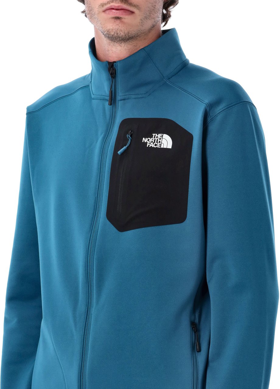 The North Face Crest Full Zip Blue Blauw