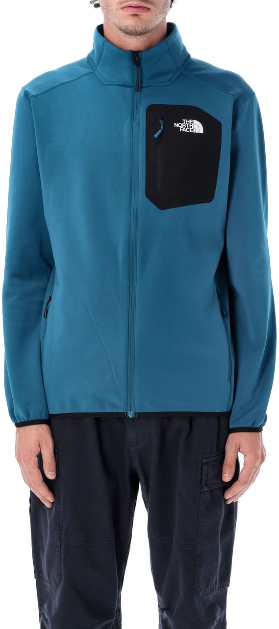 The North Face Crest Full Zip Blue Blauw