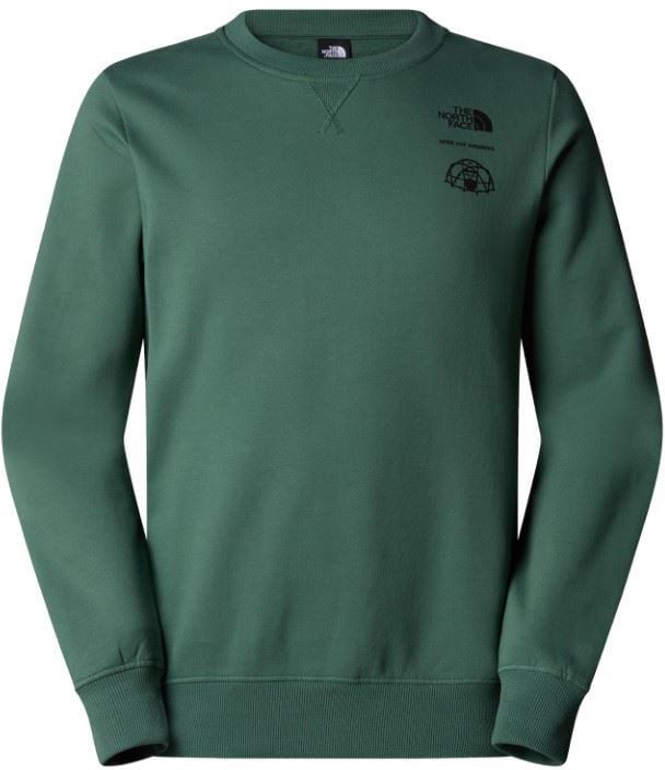 The North Face Outdoor Graphic Crew Groen