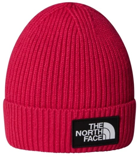 The North Face Logo Box Cuffed Roze