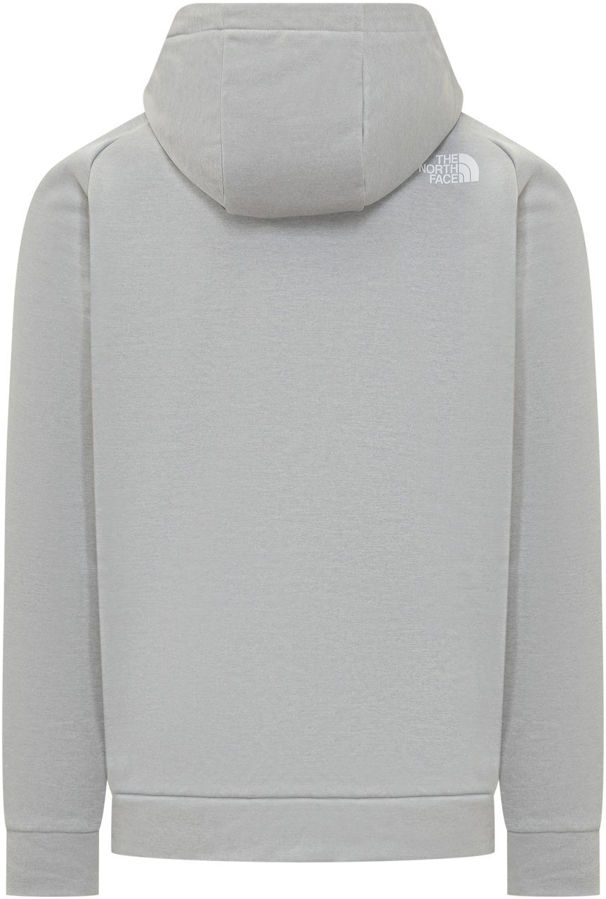The North Face The North Face Felpa con Cappuccio Grigia e Nera Grijs