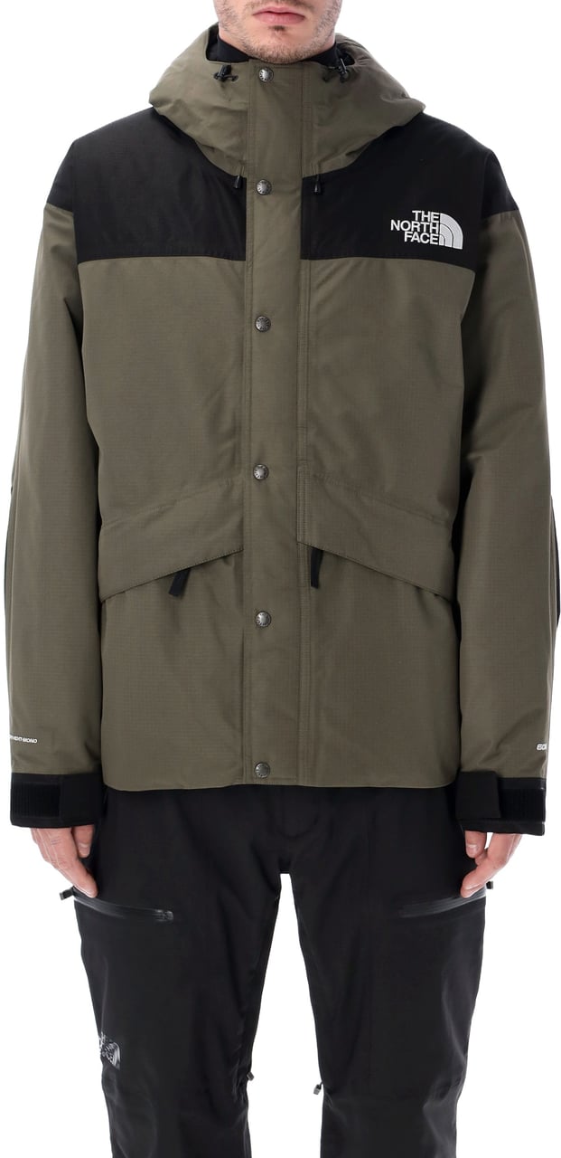 The North Face Mountain Down Jacket Military Green Groen