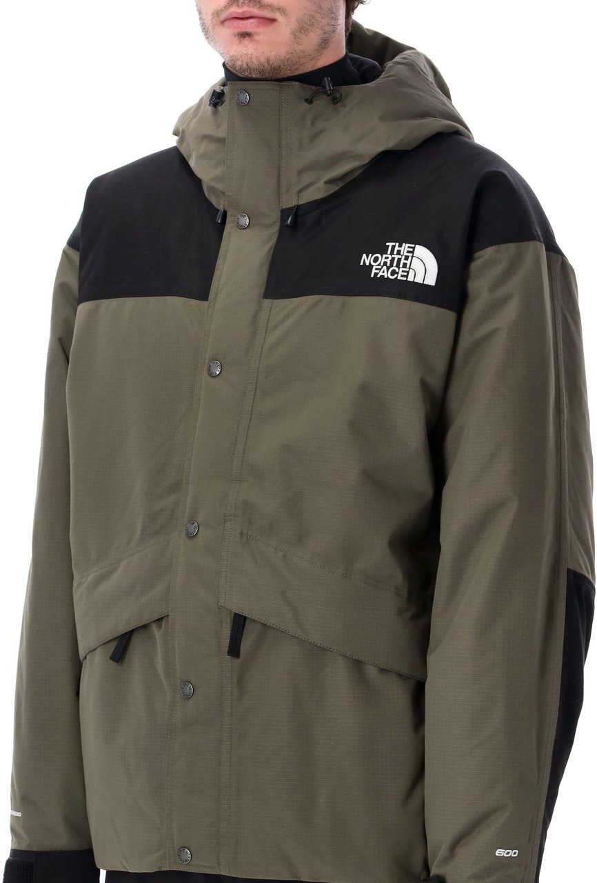 The North Face Mountain Down Jacket Military Green Groen