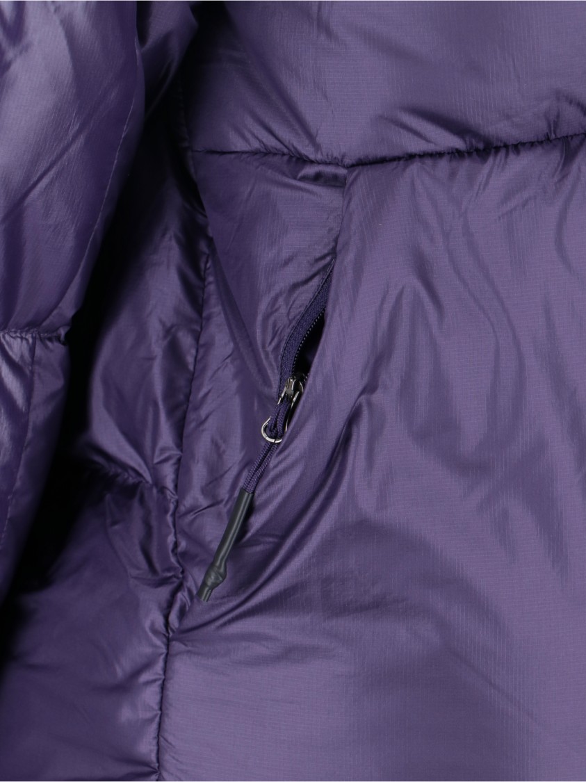 The North Face Padded Down Jacket, In Purple Fabric Paars