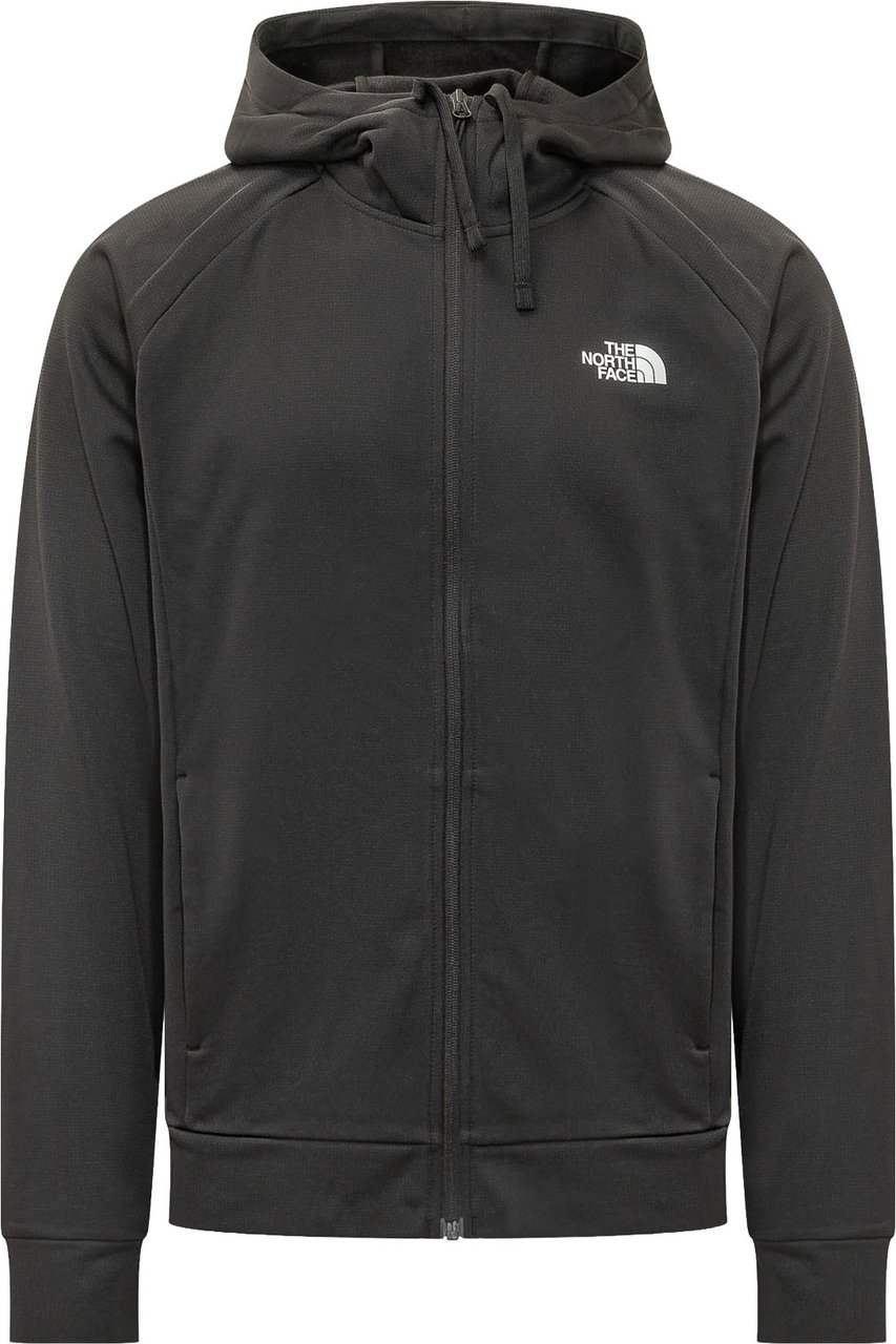 The North Face Felpa con Cappuccio e Zip Donkergrijs